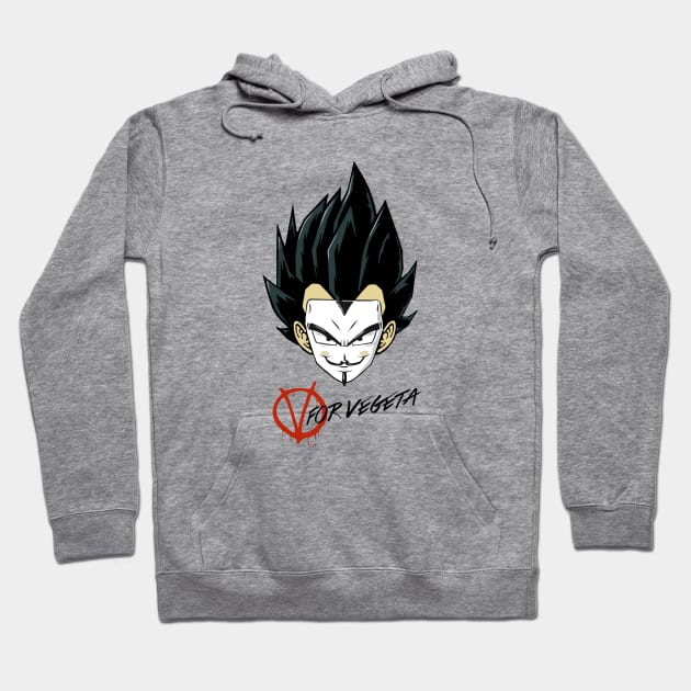 V for Vegeta Hoodie by ThatSecretShop